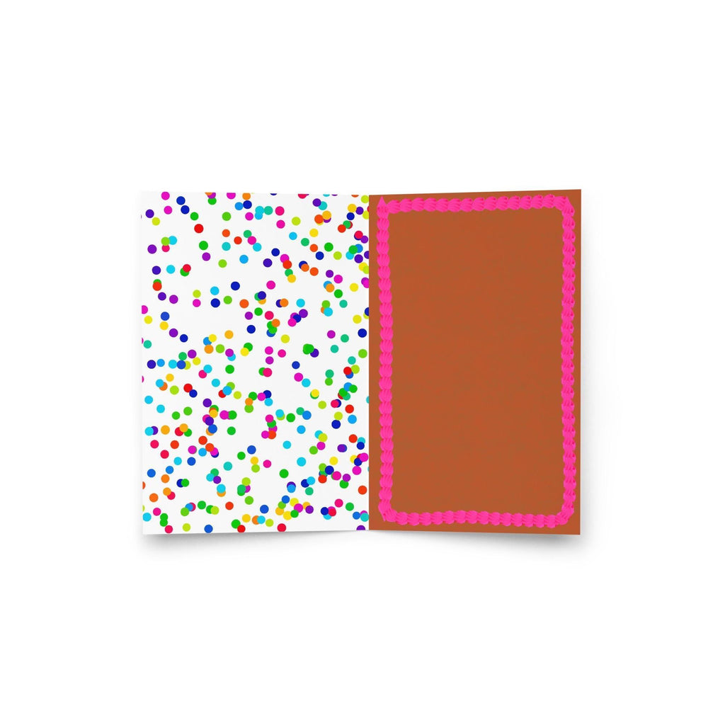 Sprinkles Gingerbread Man Christmas Card