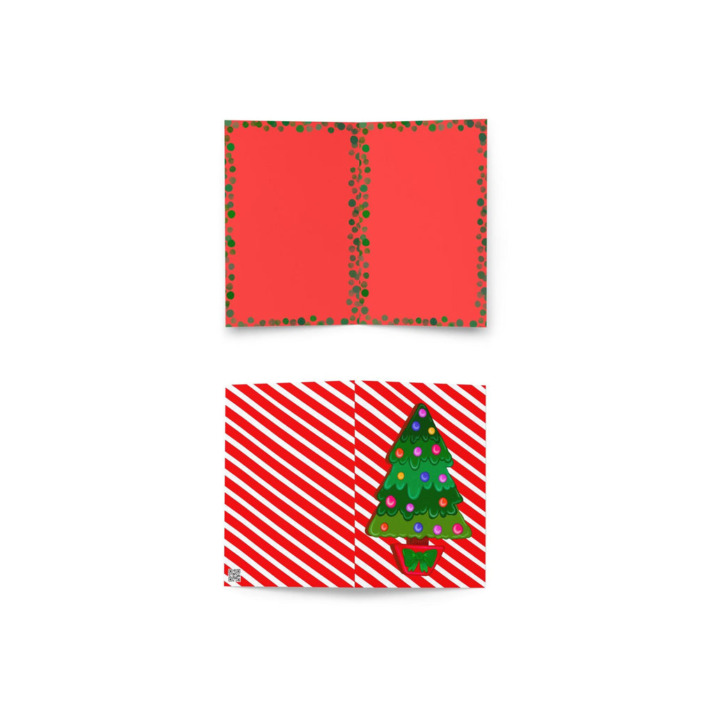 Christmas Tree Cookie Greeting card