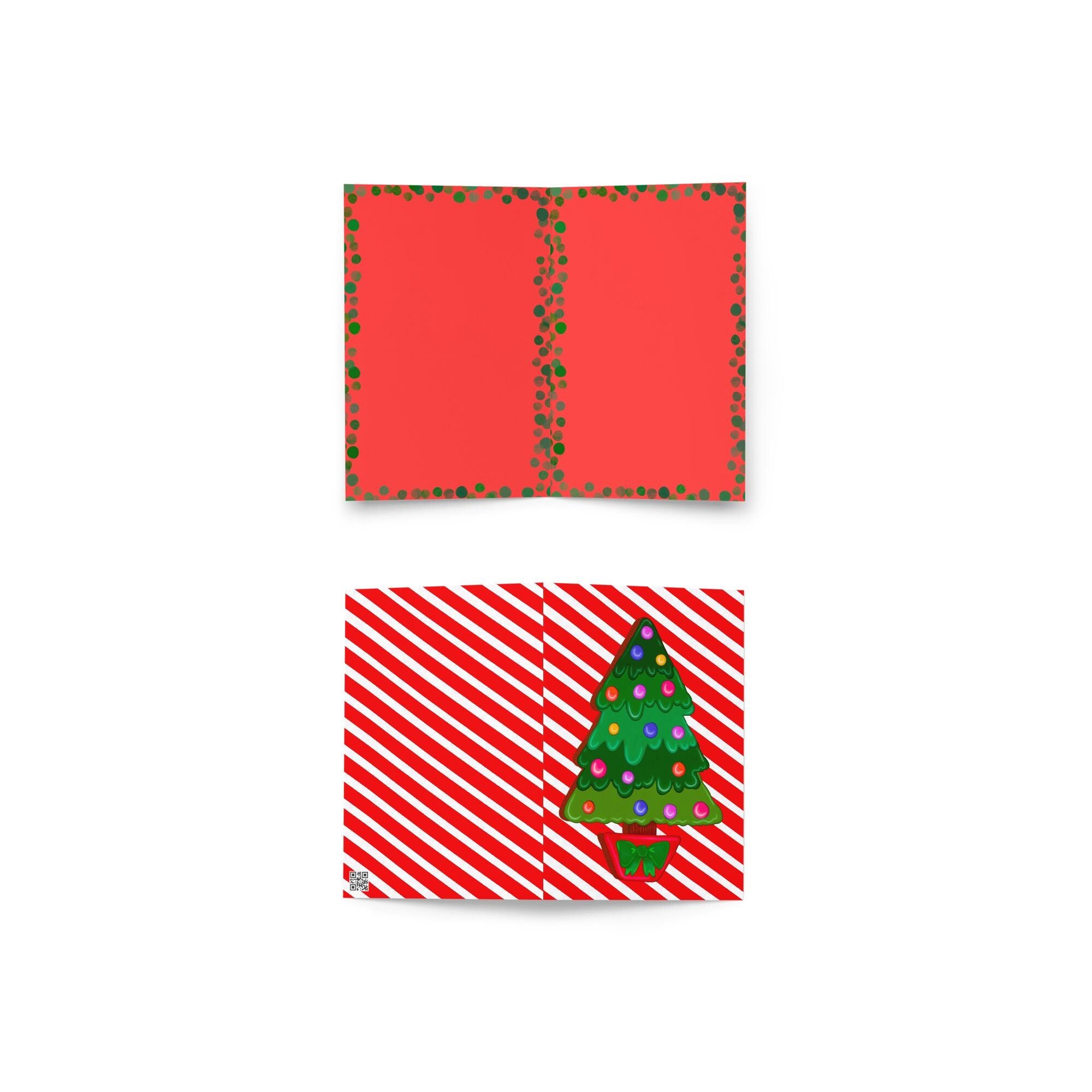 Christmas Tree Cookie Greeting card