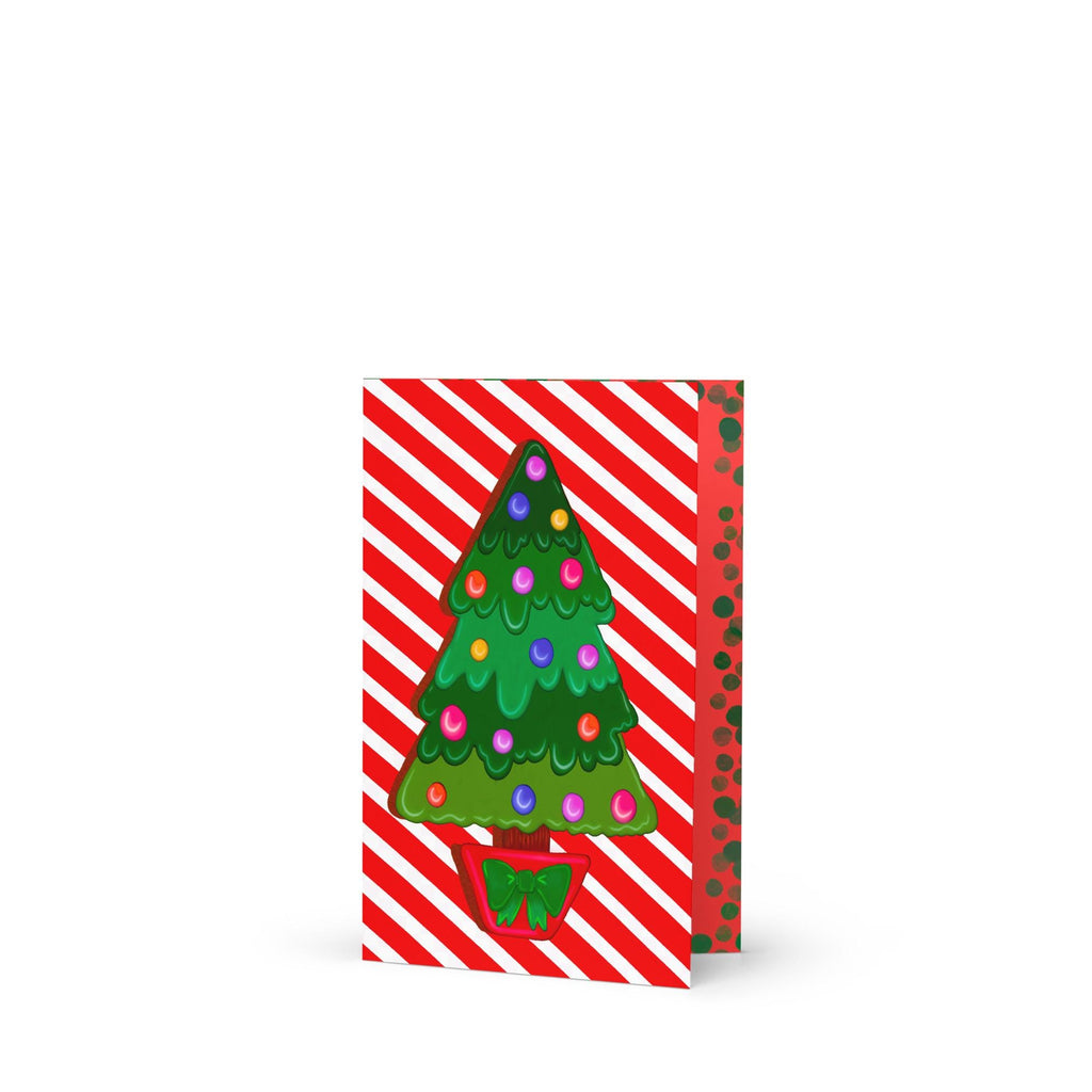 Christmas Tree Cookie Greeting card