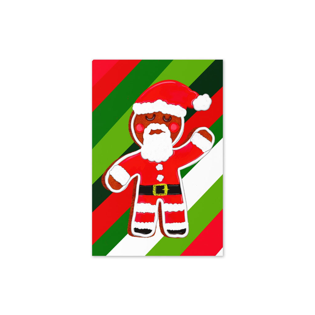 Santa Claus Cookie Christmas Card