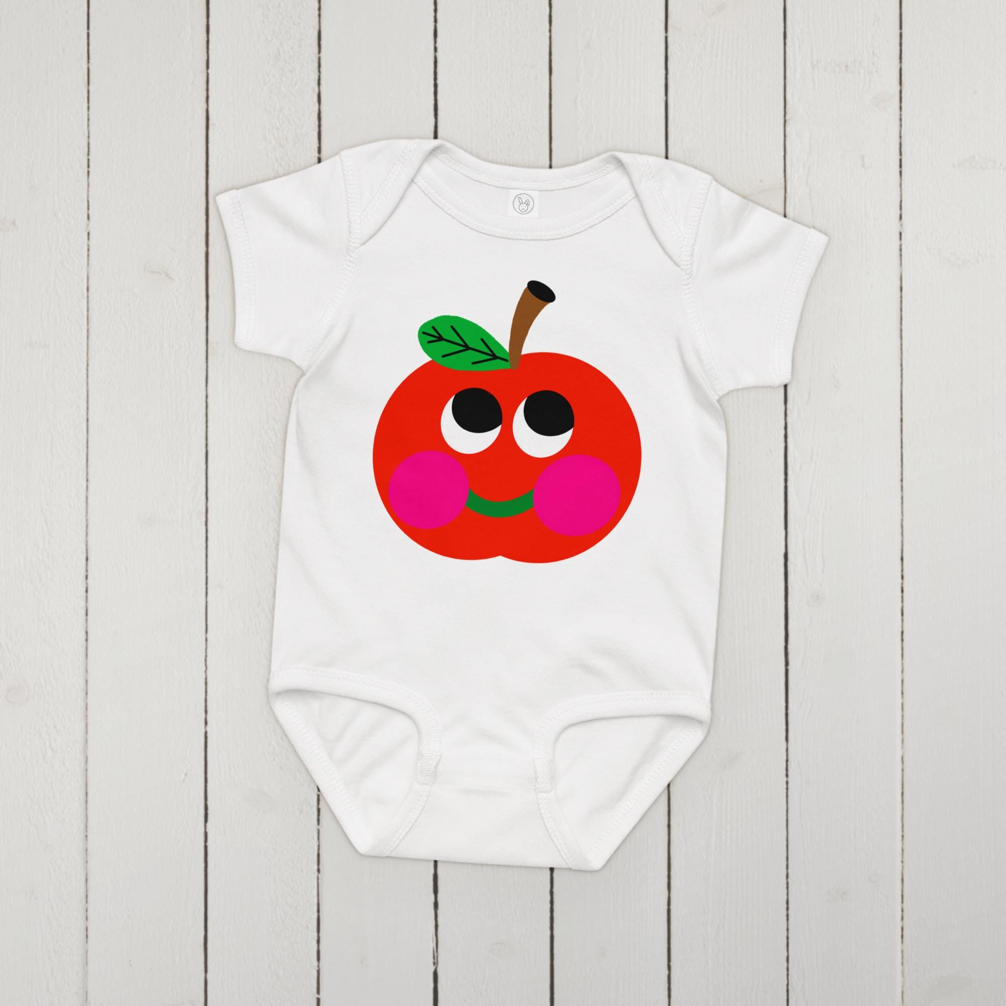 Happy Apple Baby Jersey Bodysuit