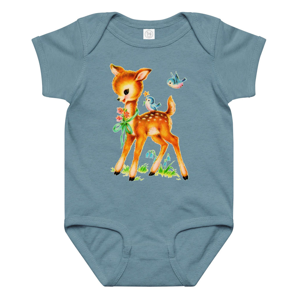 Baby Deer Jersey Bodysuit