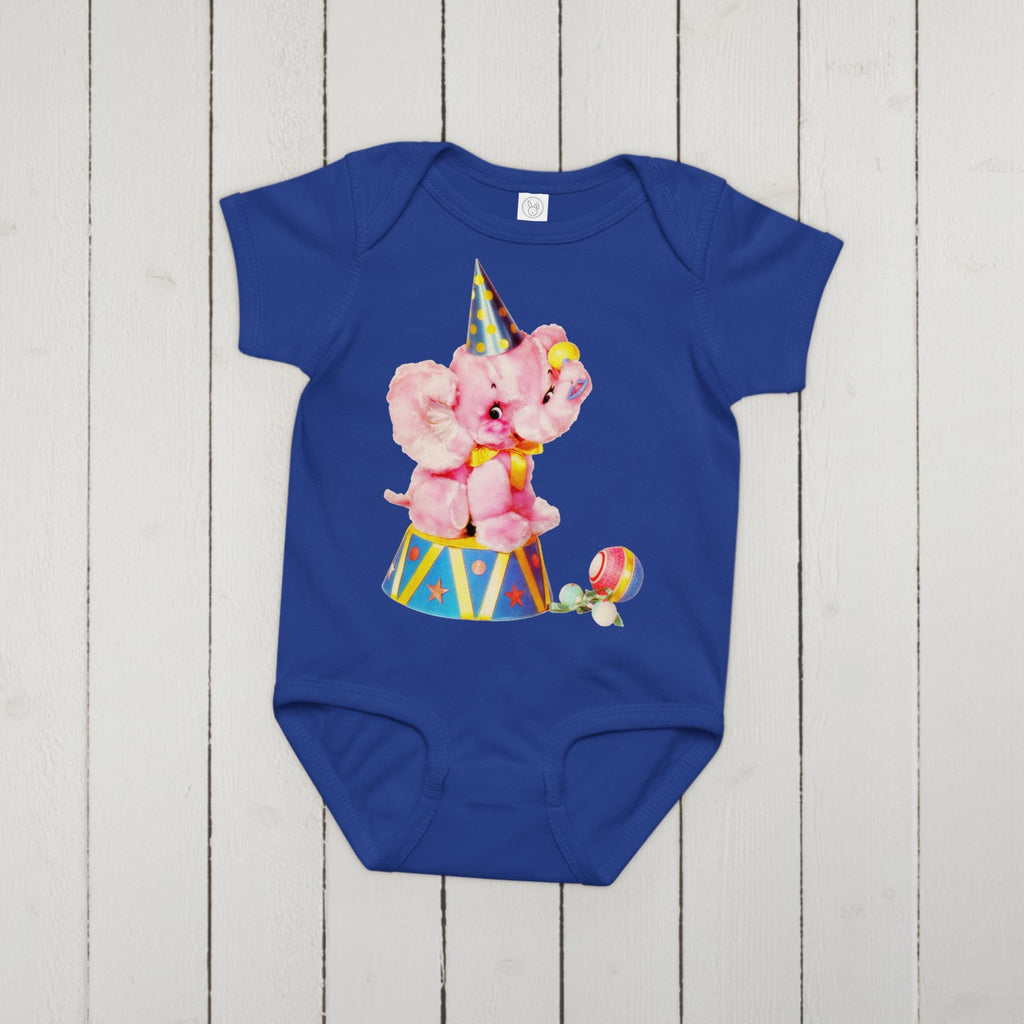 Baby Elephant Jersey Bodysuit