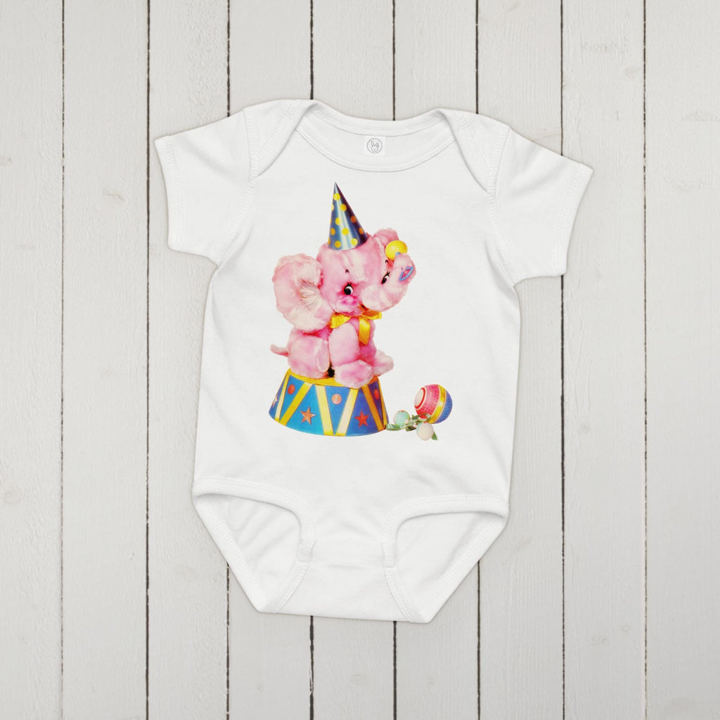 Baby Elephant Jersey Bodysuit
