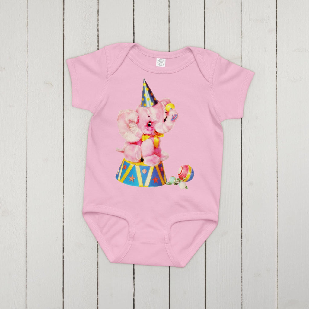 Baby Elephant Jersey Bodysuit