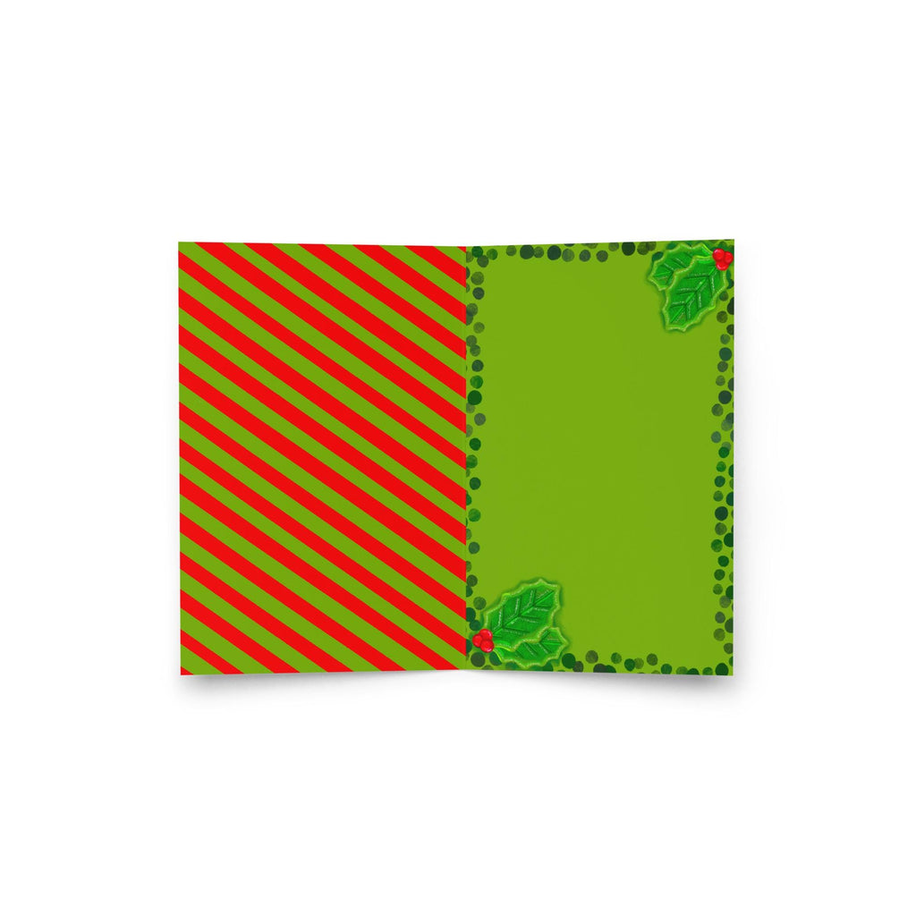 Gingerbread Man Christmas Card