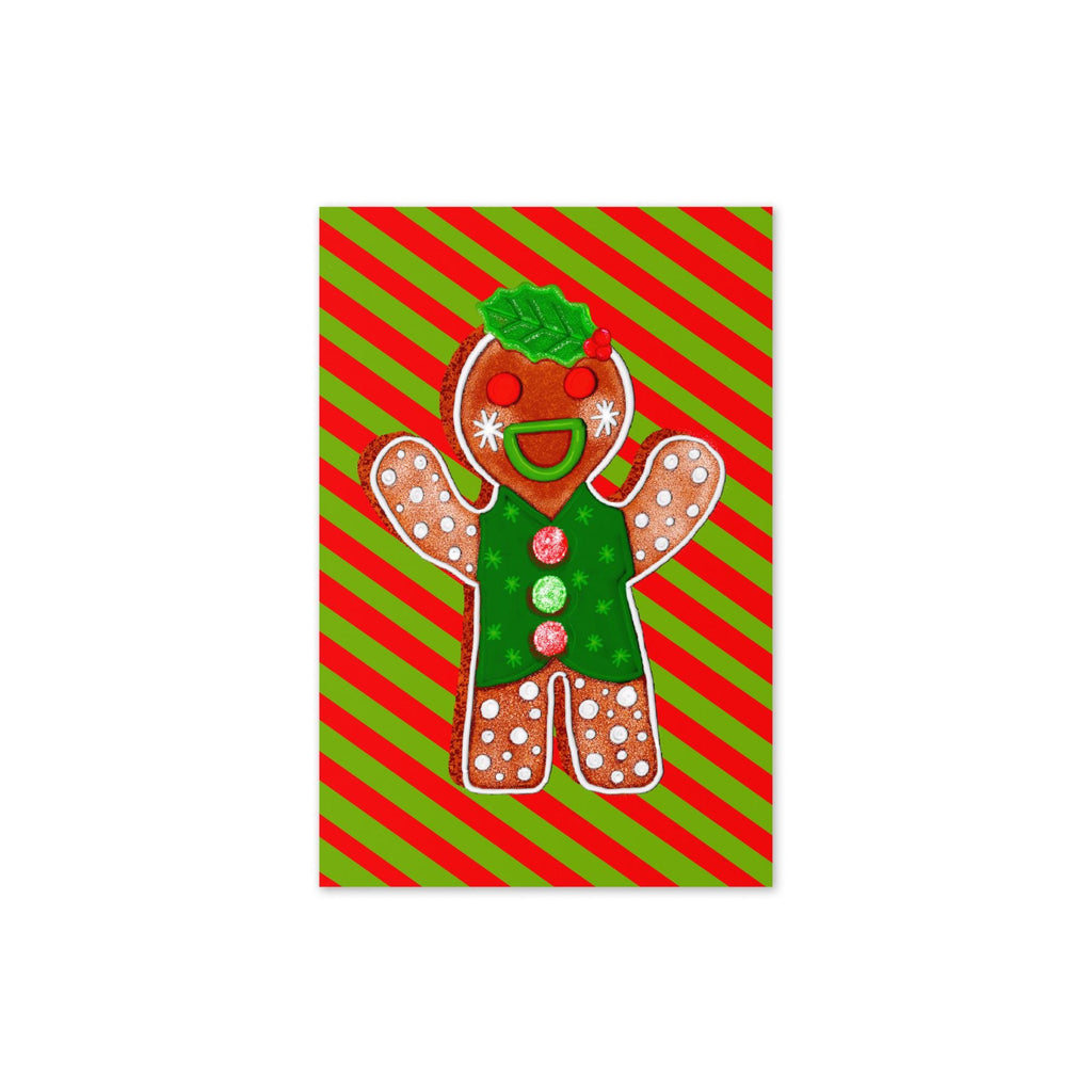 Gingerbread Man Christmas Card