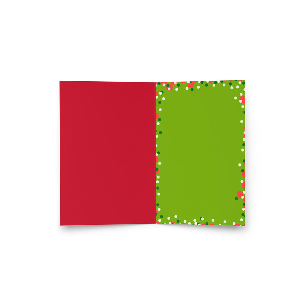 Santa Claus Cookie Christmas Card