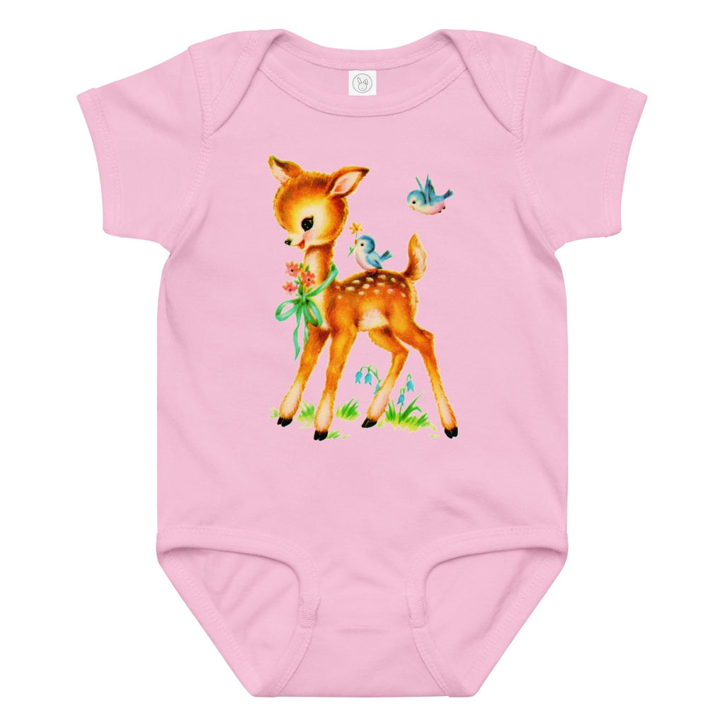 Baby Deer Jersey Bodysuit