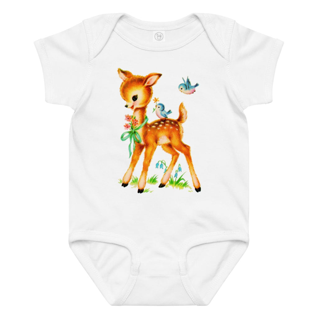 Baby Deer Jersey Bodysuit