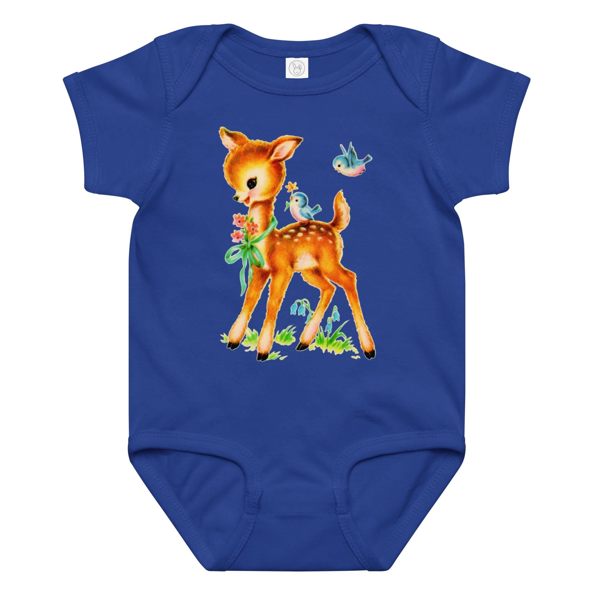 Baby Deer Jersey Bodysuit